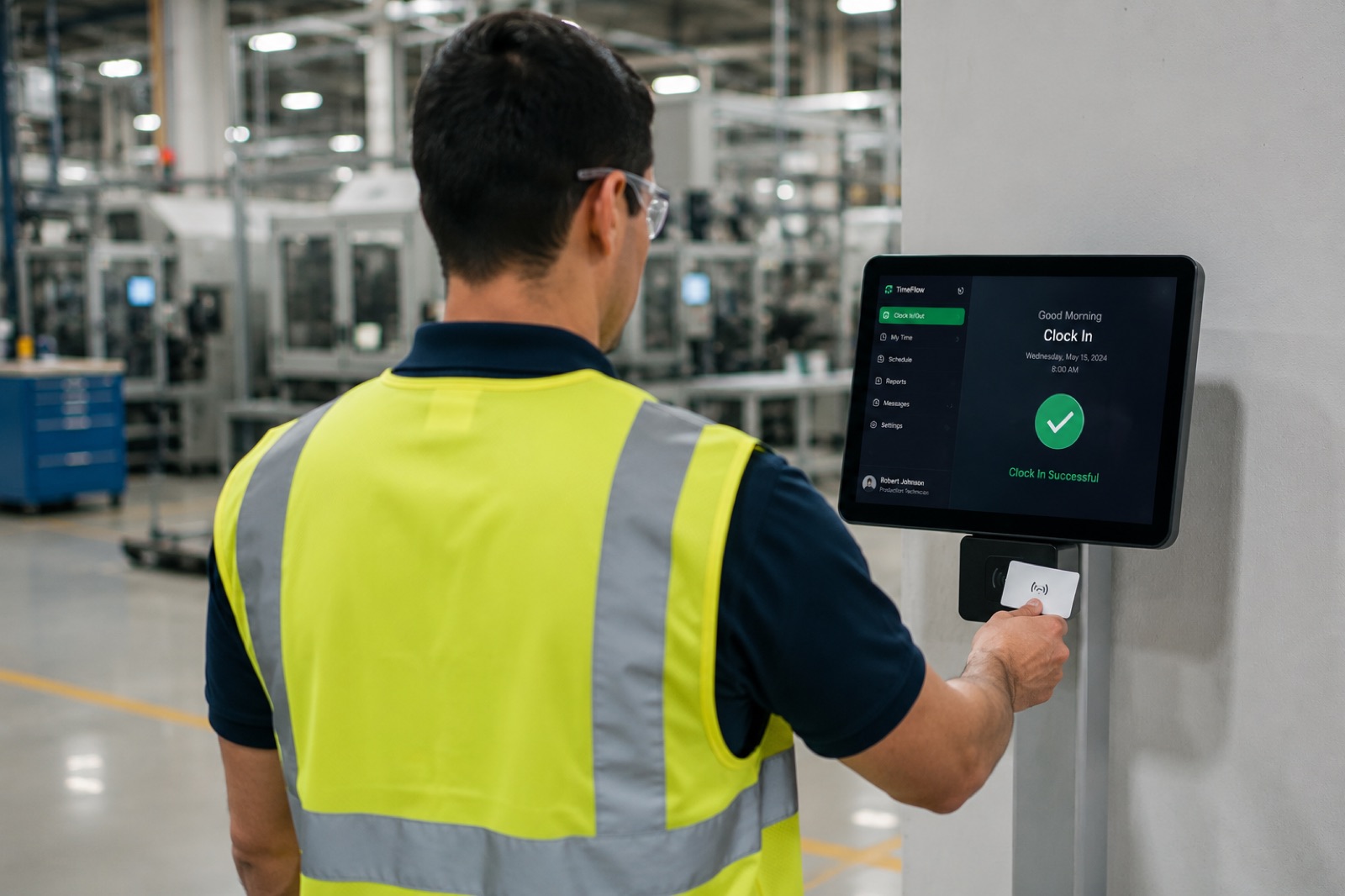 Industria kiosko RFID